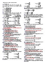 Đề cương ôn tập học kỳ I môn Vật lý Lớp 12 - Năm học 2017-2018